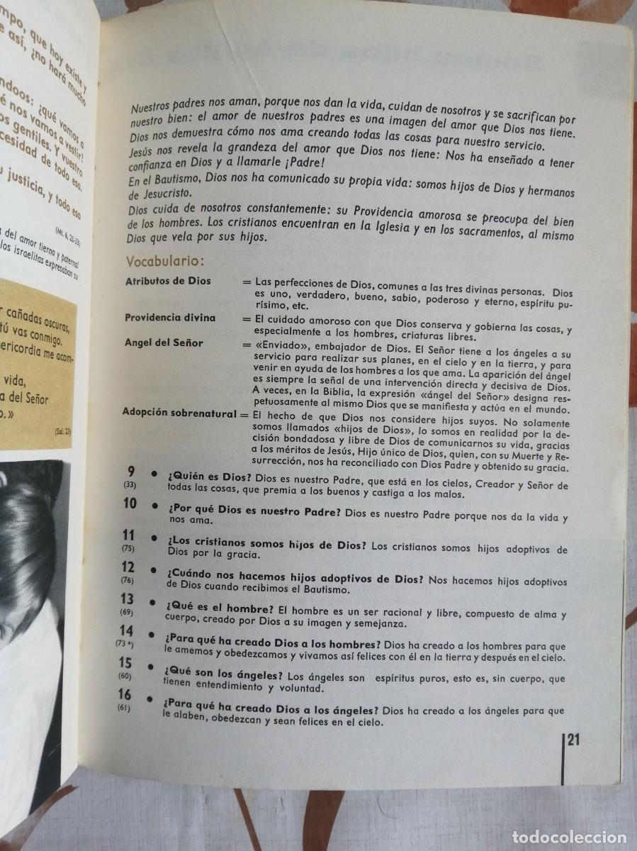 Libros de segunda mano: Antiguo Catecismo escolar 6. - Foto 4