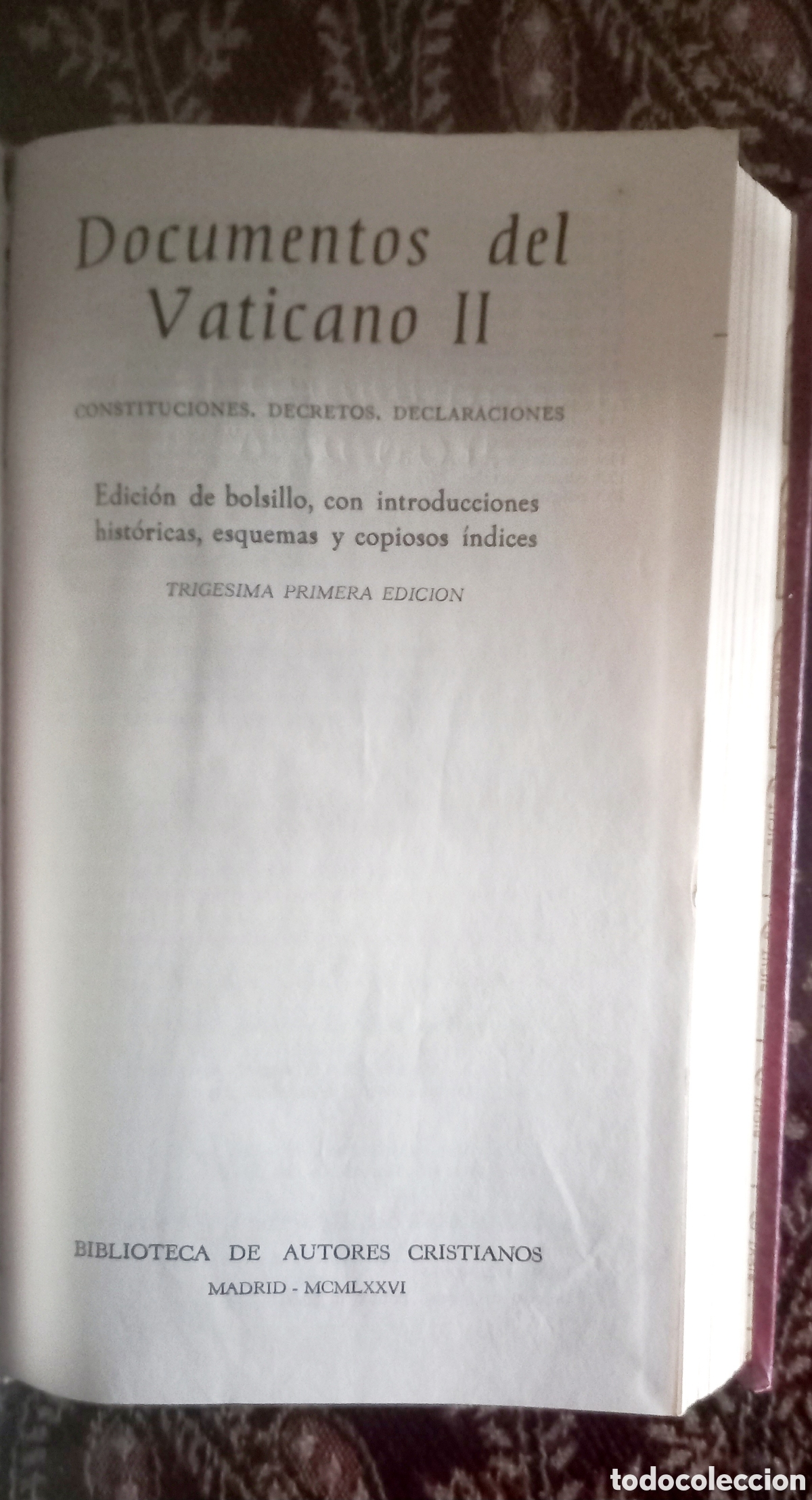 Libros de segunda mano: CONCILIO VATICANO II DOCUMENTOS - Foto 2