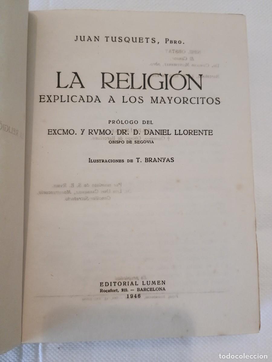 Libros de segunda mano: La religi&oacute;n explicada a los mayorcitos - Foto 3
