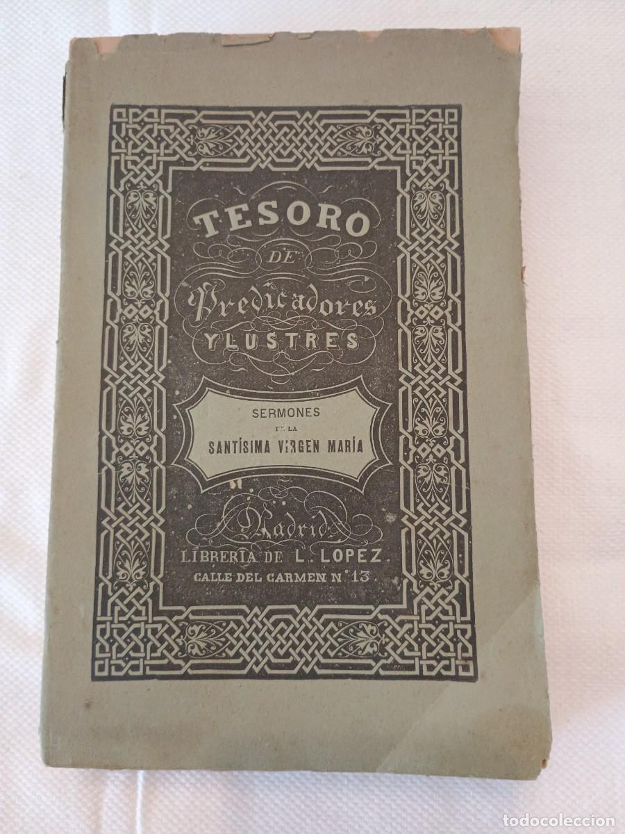 Libros de segunda mano: Tesoro de predicadores ylustres - Foto 1