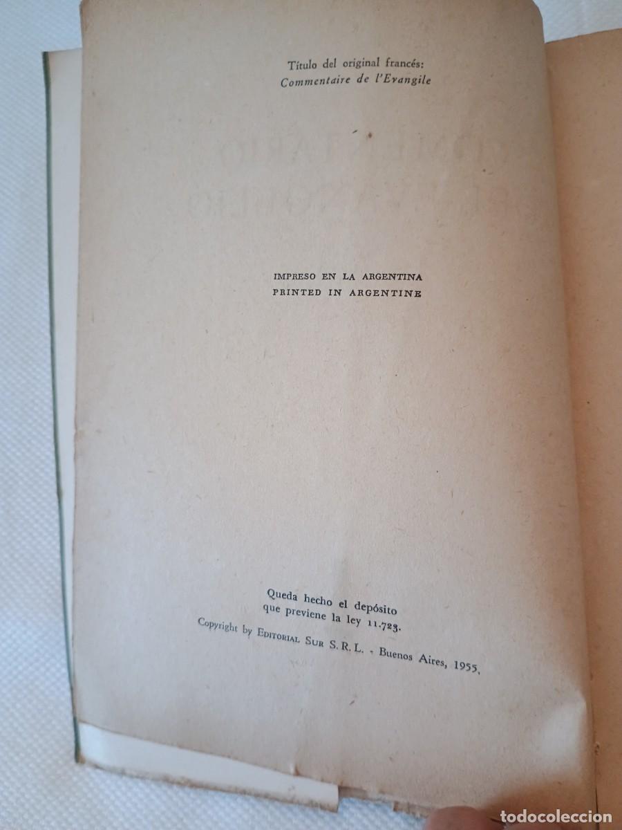 Libros de segunda mano: Comentario del evangelio - Foto 3