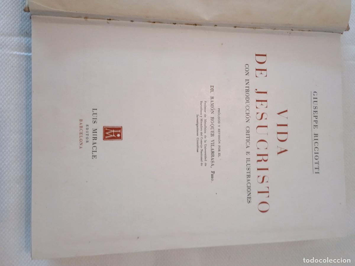 Libros de segunda mano: Vida de Jesucristo 1951 - Foto 3