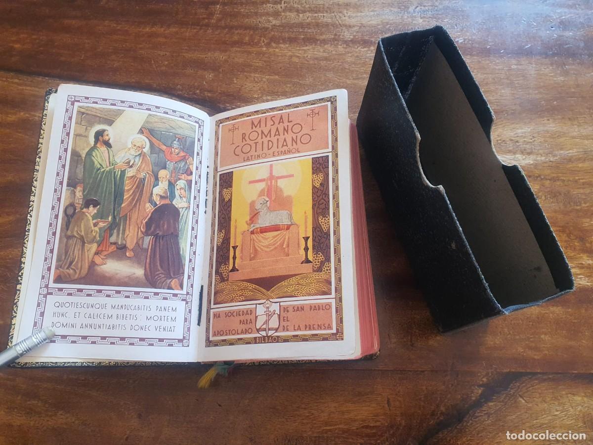 Libros de segunda mano: Precioso misal de 1941 con dedicatoria