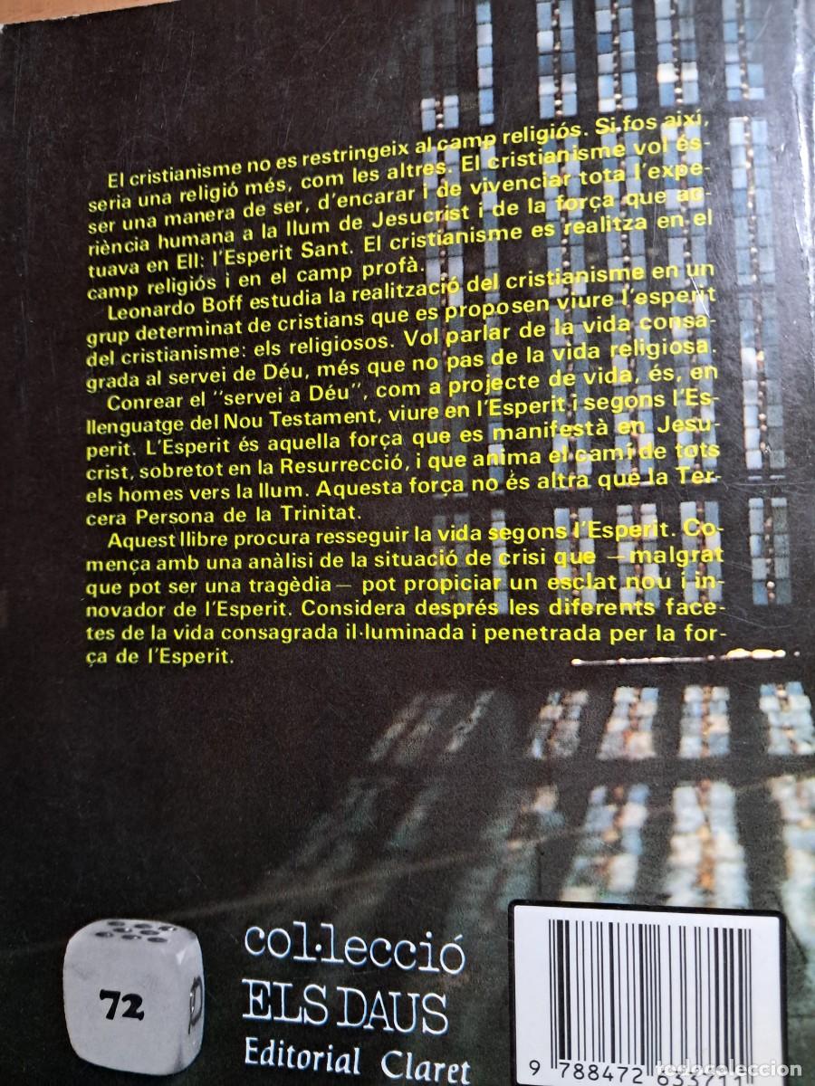 Libros de segunda mano: LLIBRE: La vida segons lEsperit, Leonardo Boff - Foto 6
