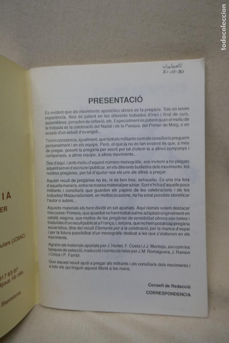 Libros de segunda mano: PREG&Aacute;RIES (EN CATALAN) - Foto 4