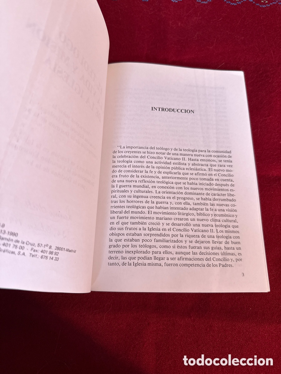 Libros de segunda mano: El te&oacute;logo en la vida y misi&oacute;n de la Iglesia. - Foto 4