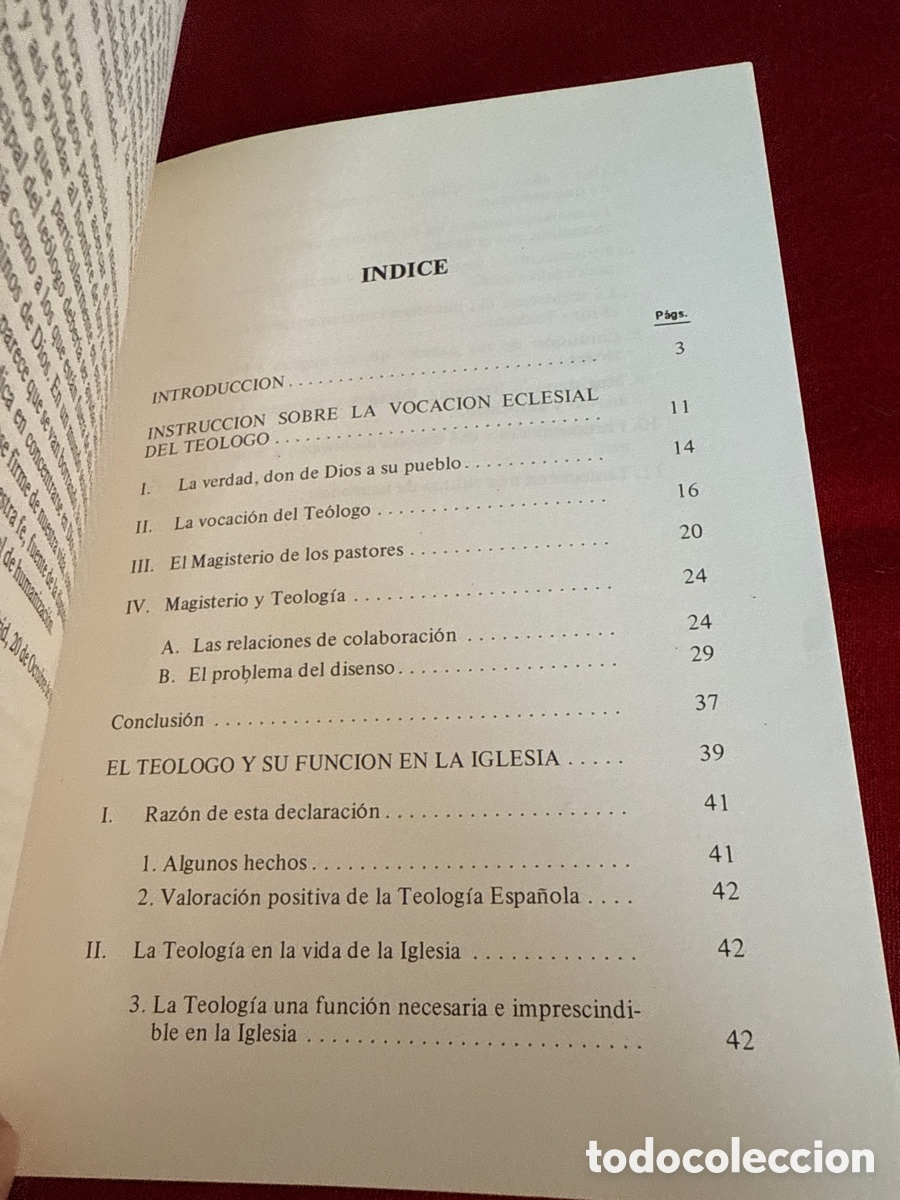 Libros de segunda mano: El te&oacute;logo en la vida y misi&oacute;n de la Iglesia. - Foto 5
