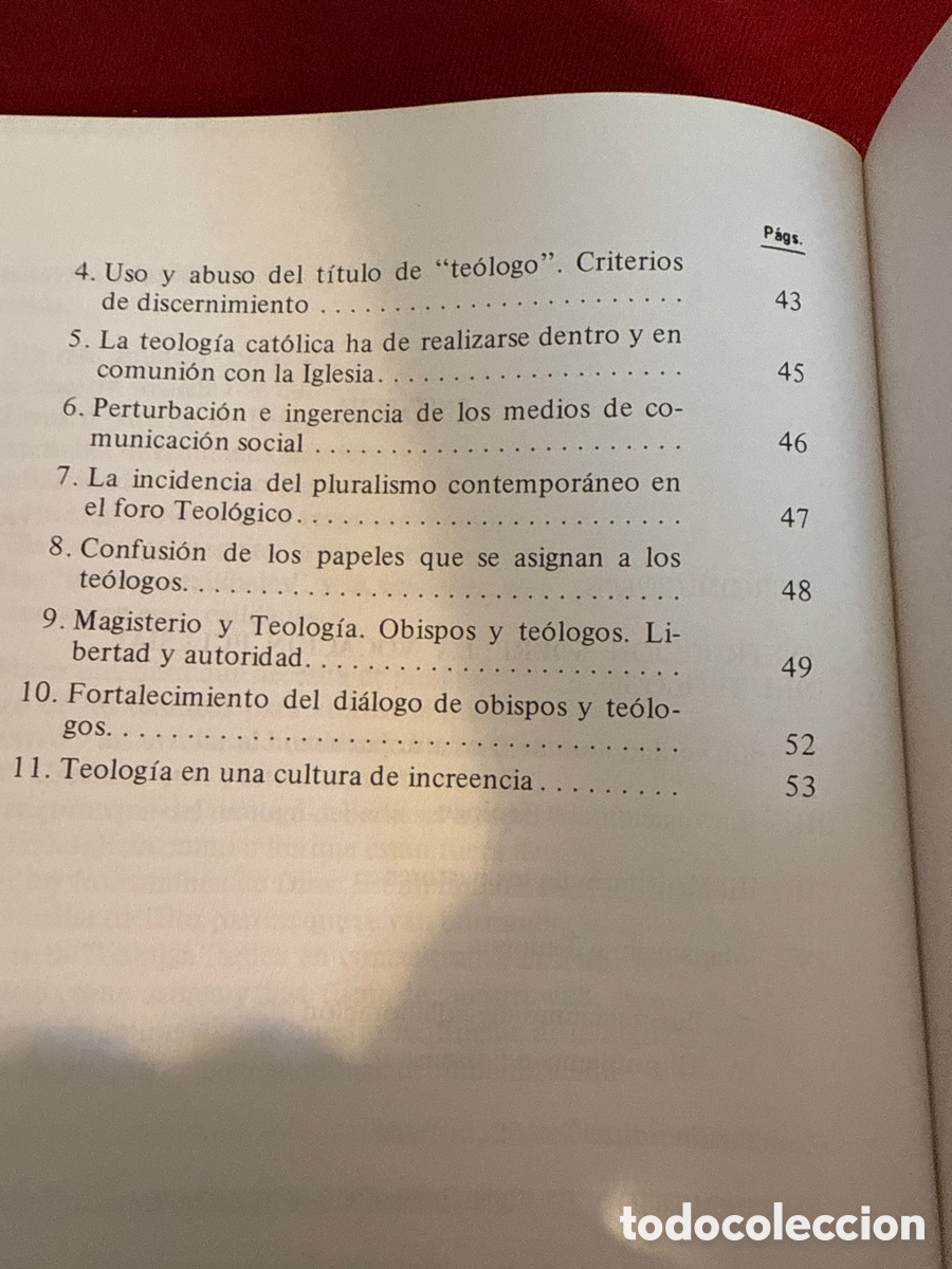 Libros de segunda mano: El te&oacute;logo en la vida y misi&oacute;n de la Iglesia. - Foto 6