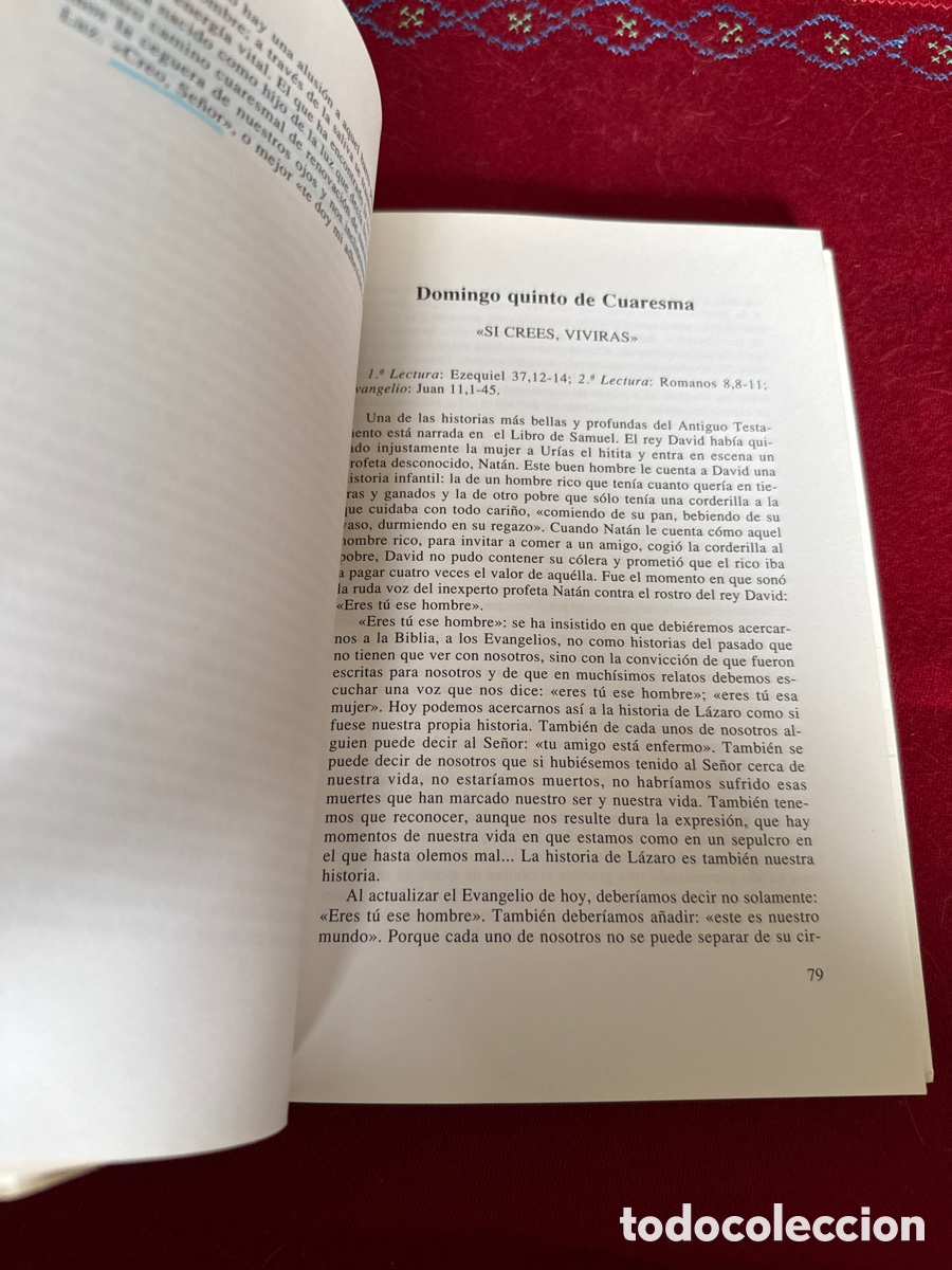 Libros de segunda mano: Palabras en el coraz&oacute;n. Comentarios a los textos lit&uacute;rgicos del Ciclo A. Javier Gafo. - Foto 10