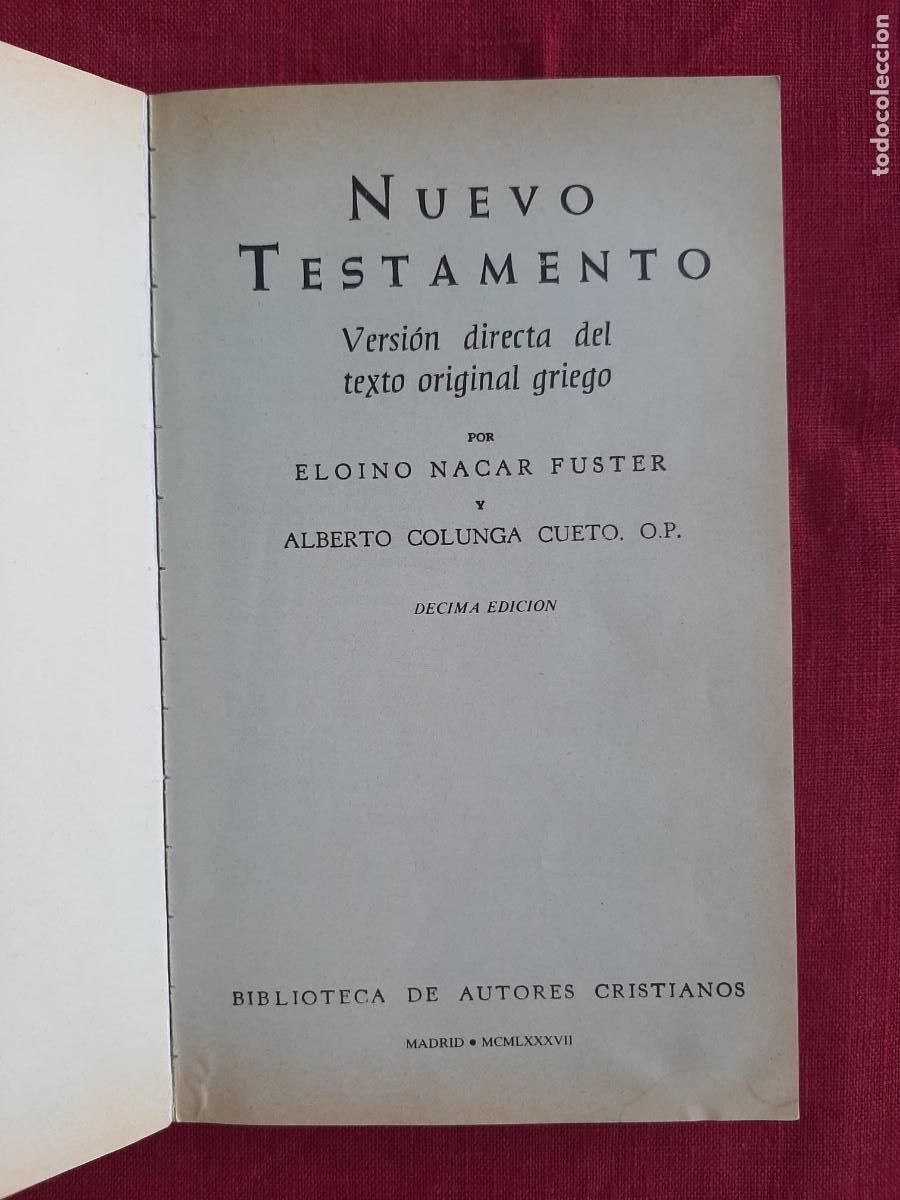 Libros de segunda mano: Nuevo Testamento - Vv. Aa. - Foto 2