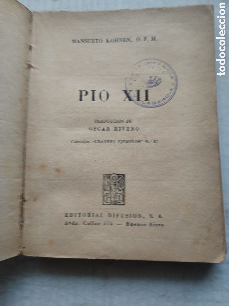 Libros de segunda mano: PIO XII/MANSUETO KOHNEN - Foto 2