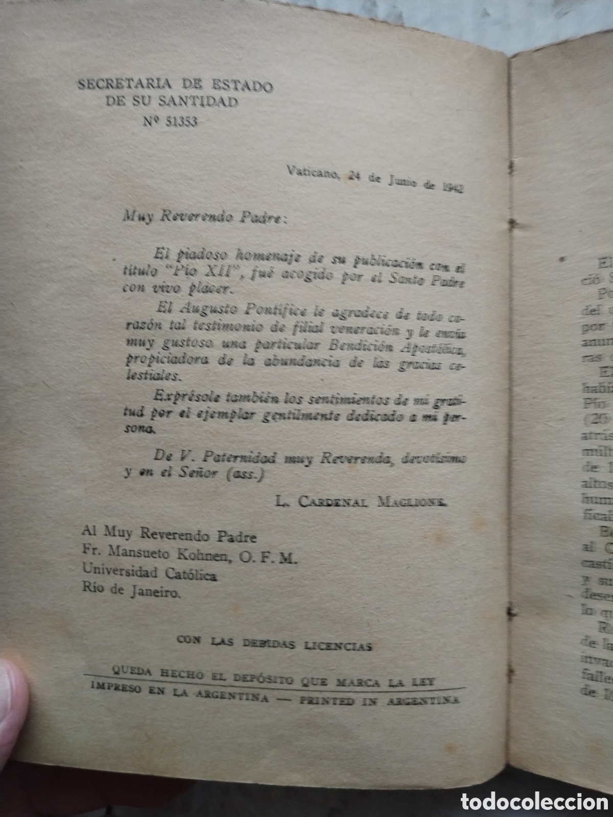Libros de segunda mano: PIO XII/MANSUETO KOHNEN - Foto 3