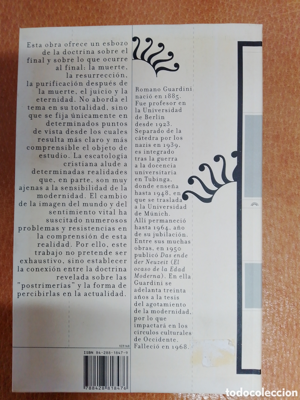 Libros de segunda mano: EL TRANSITO A LA ETERNIDAD. GUARDINI, ROMANO. PPC. 2003. - Foto 2