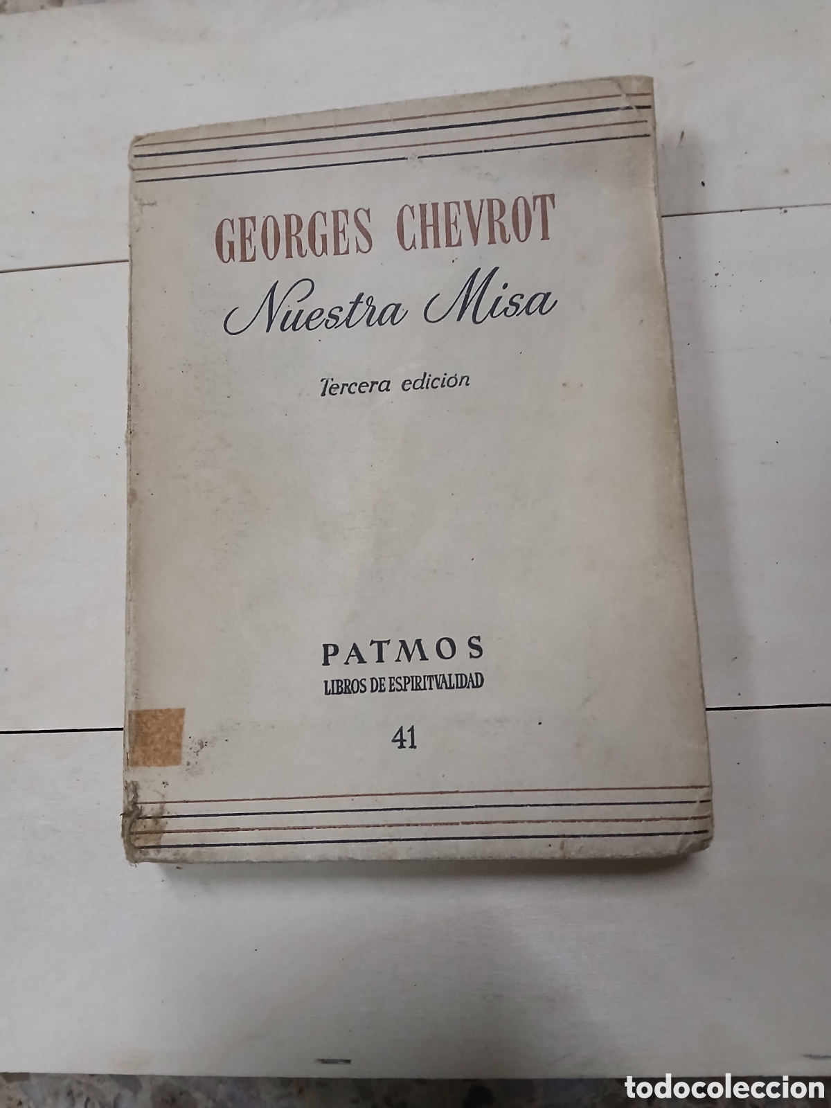 Libros de segunda mano: Nuestra misa patmos chevrot