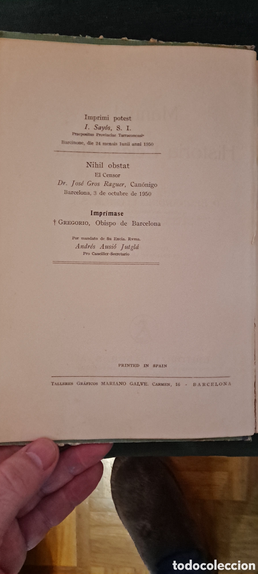 Libros de segunda mano: MANUAL DE HISTORIA ECLESIASTICA, 1951, VER - Foto 3