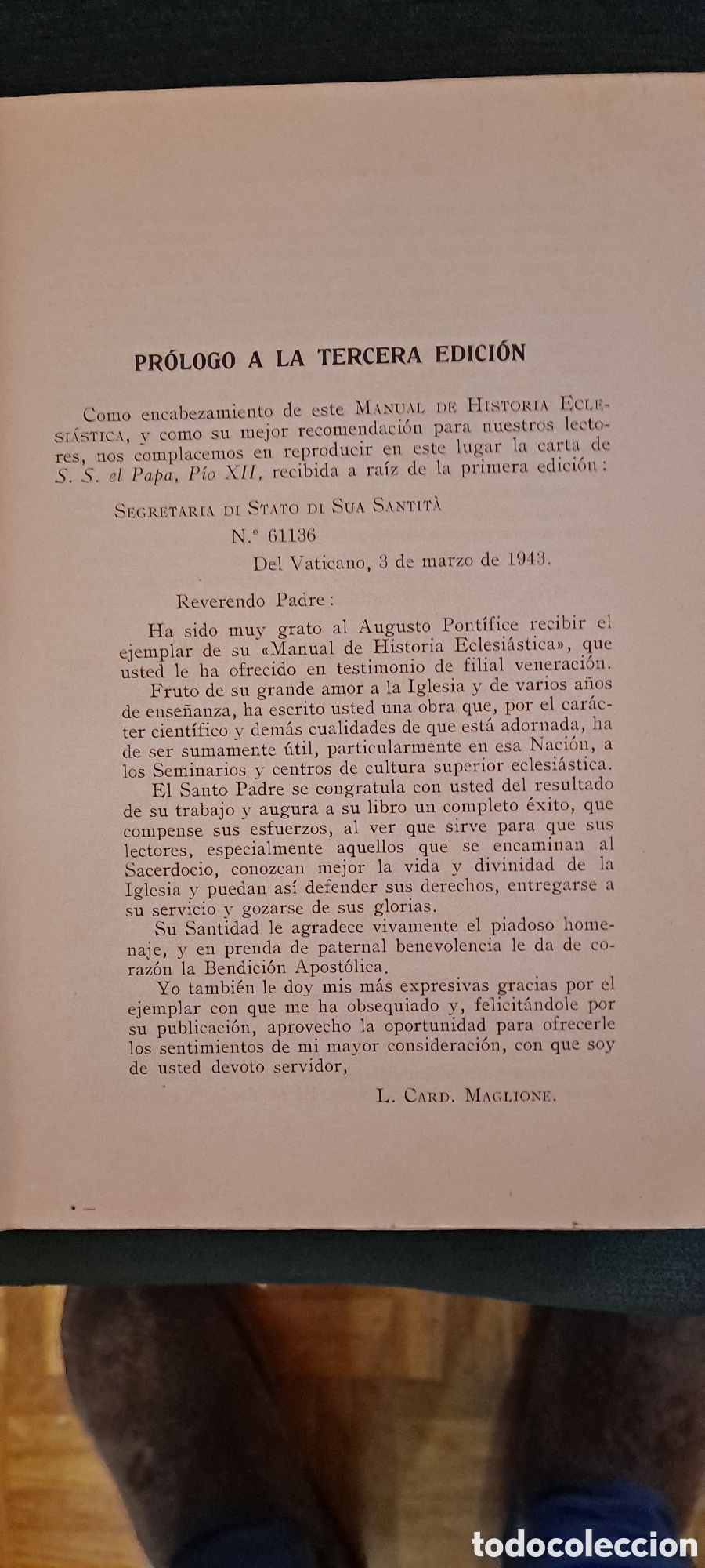 Libros de segunda mano: MANUAL DE HISTORIA ECLESIASTICA, 1951, VER - Foto 4