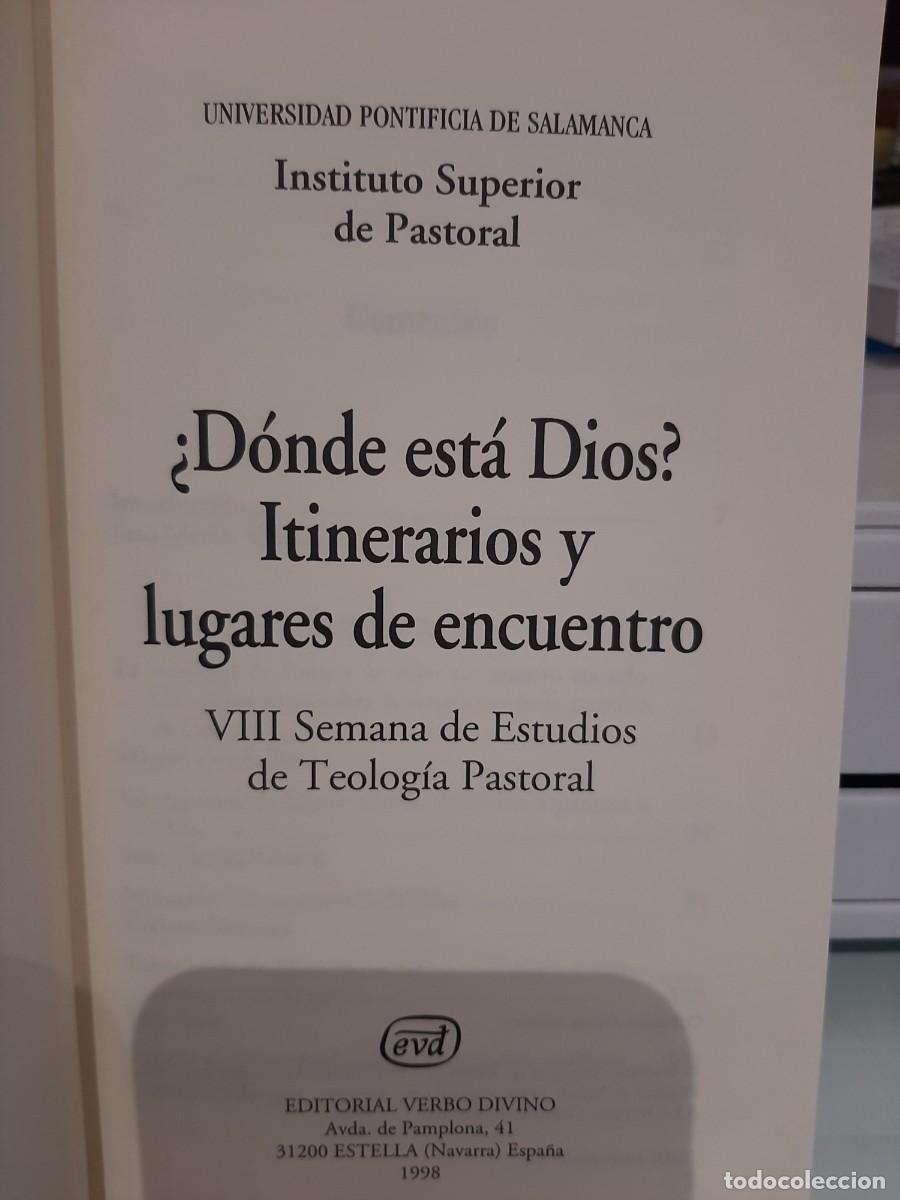 Second hand books: Instituto Superior de Pastoral. &iquest;D&oacute;nde est&aacute; Dios? Itinerarios y lugares de encuentro...