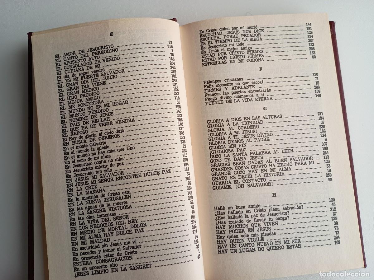 Libros de segunda mano: HIMNOS DE GLORIA Y TRIUNFO - EDITORIAL VIDA - Foto 6