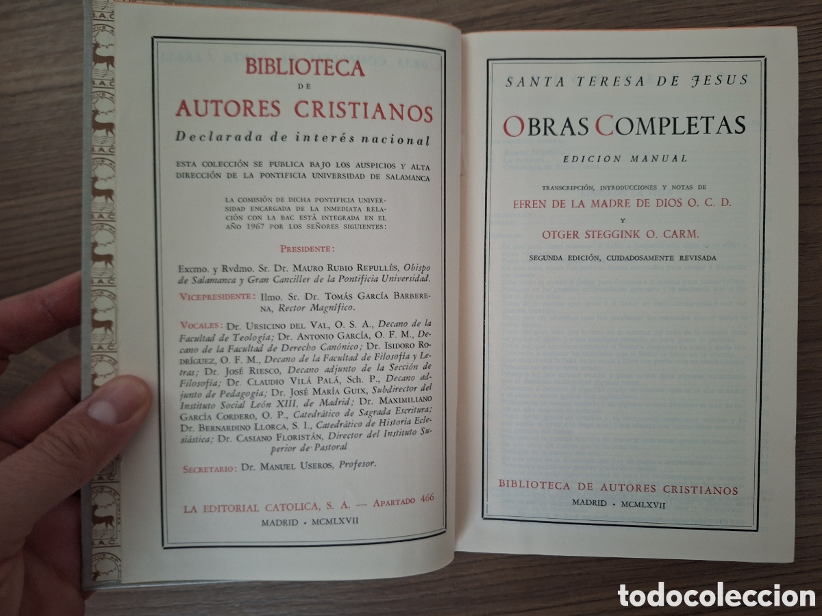 Libros de segunda mano: BAC, Obras completas de Santa Teresa - Foto 4