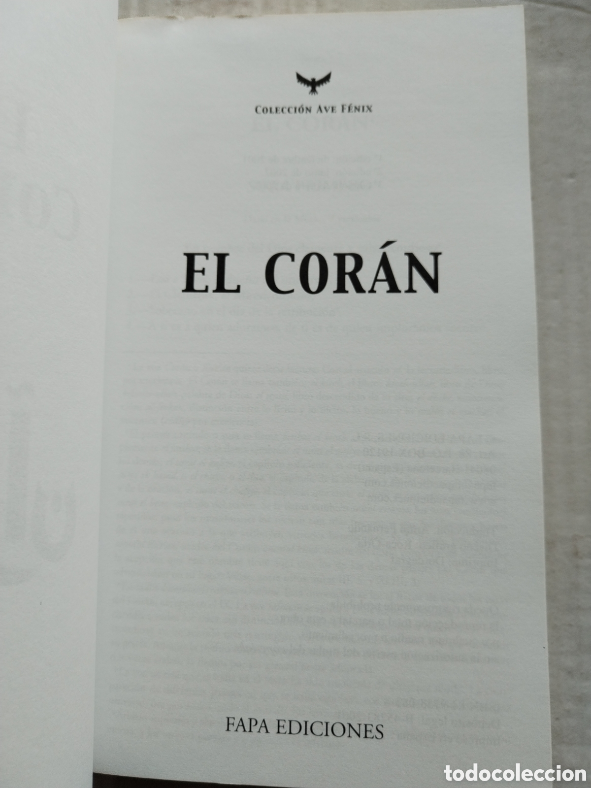 Libros de segunda mano: EL CORAN/TEXTO COMPLETO - Foto 2