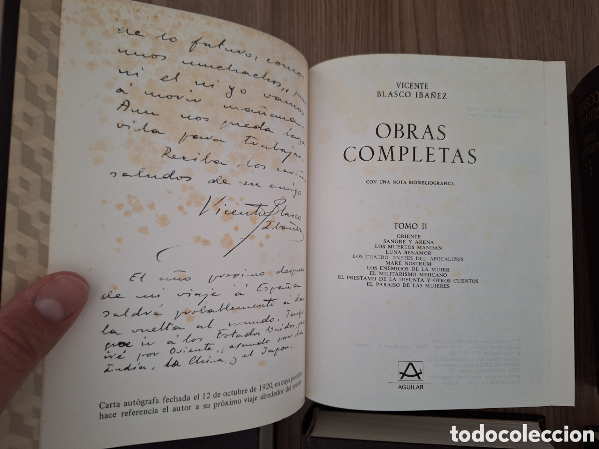 Libros de segunda mano: BLASCO IBA&Ntilde;EZ, Obras completas (6 vols) - Foto 6