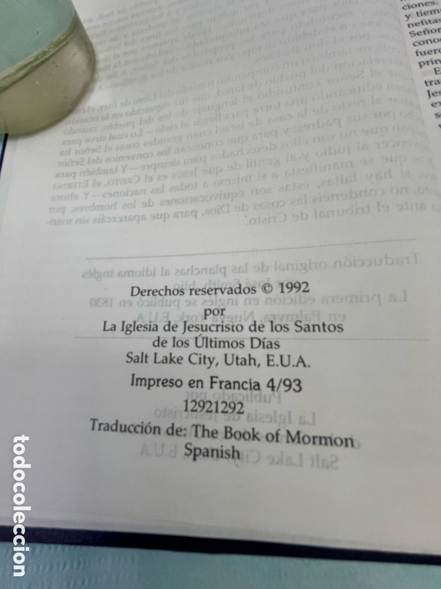 Libros de segunda mano: EL LIBRO DE MORM&Oacute;N - otro testamento de Jesucristo - Foto 5