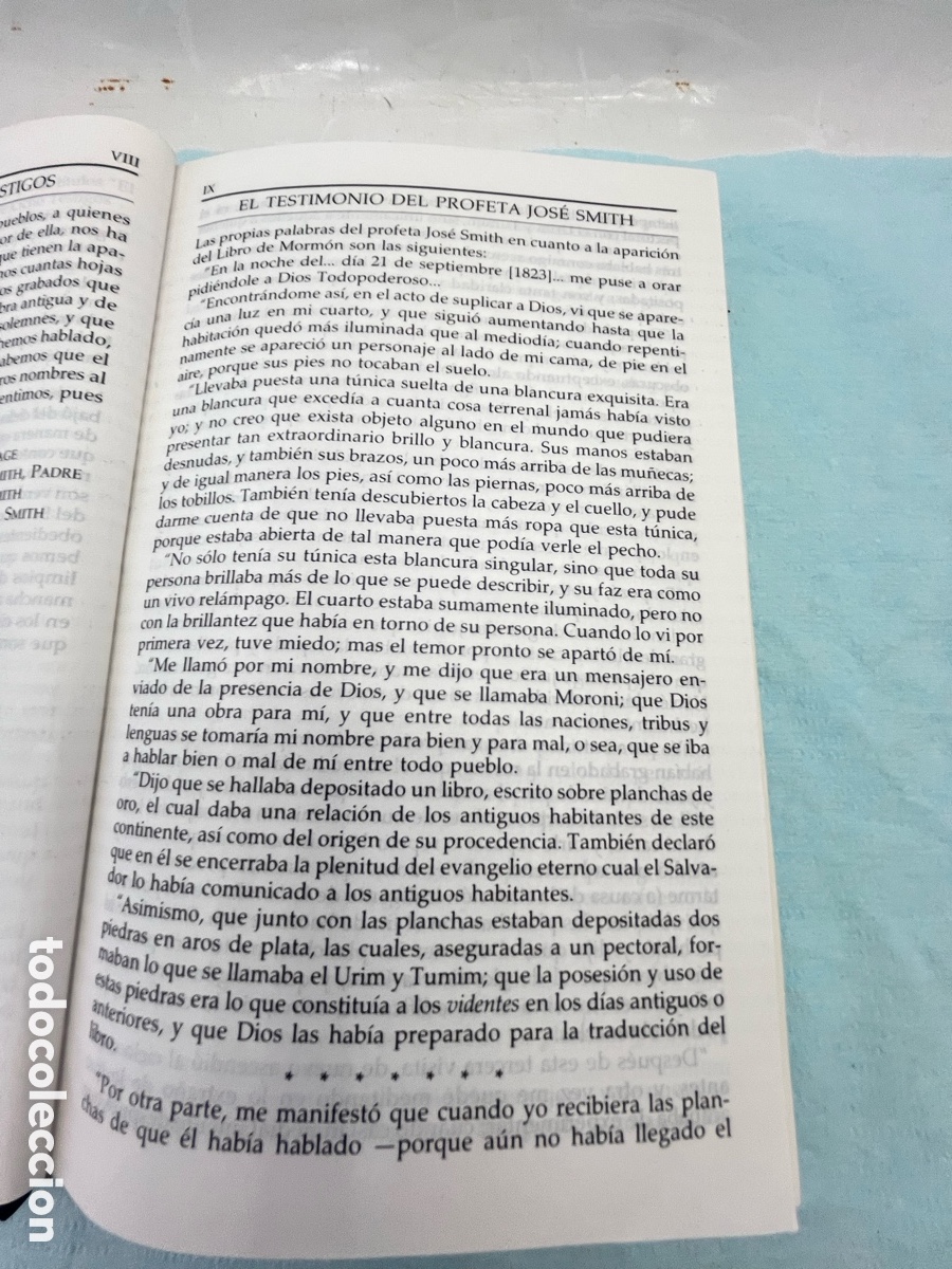 Libros de segunda mano: EL LIBRO DE MORM&Oacute;N - otro testamento de Jesucristo - Foto 7