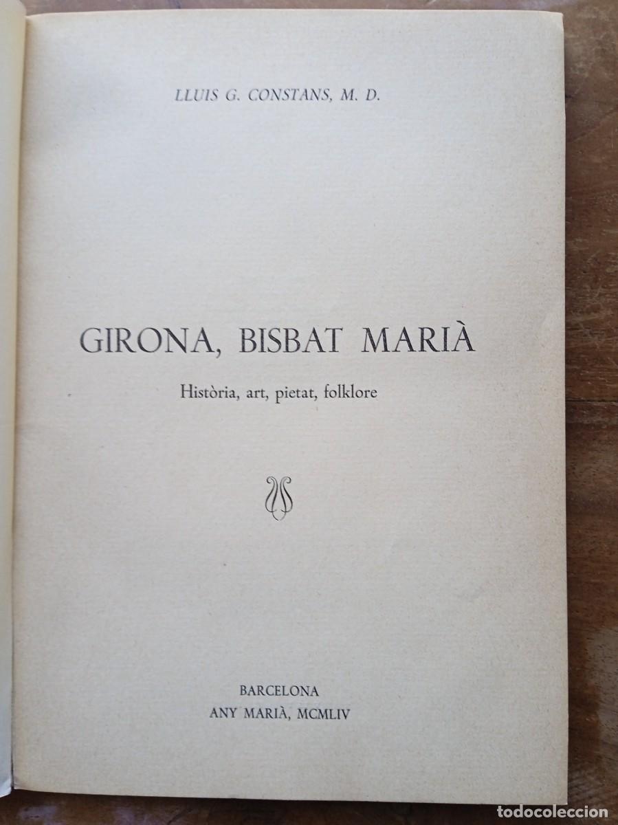 Libros de segunda mano: Girona Bisbat Mar&iacute;a 1954 - Foto 3