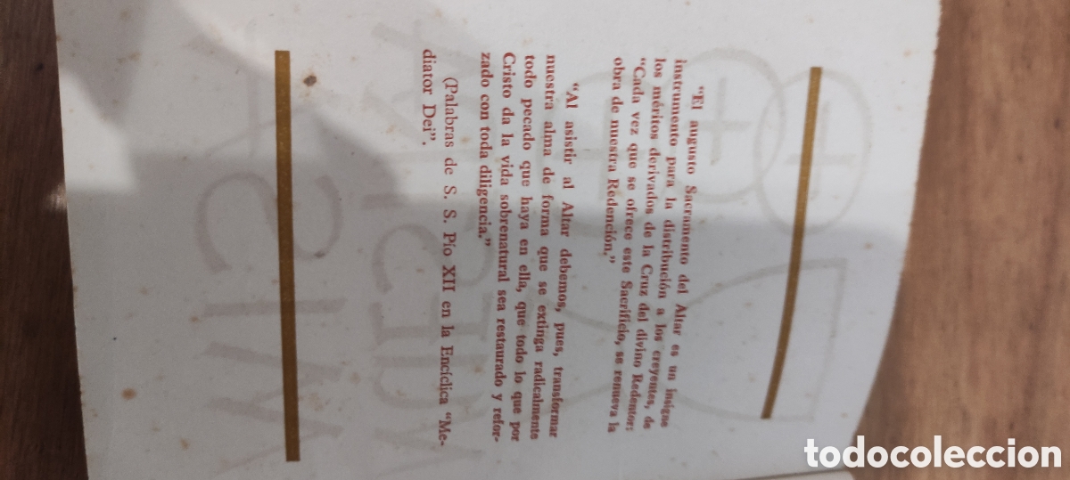 Libros de segunda mano: Libro , Nuestra Misa - Foto 3