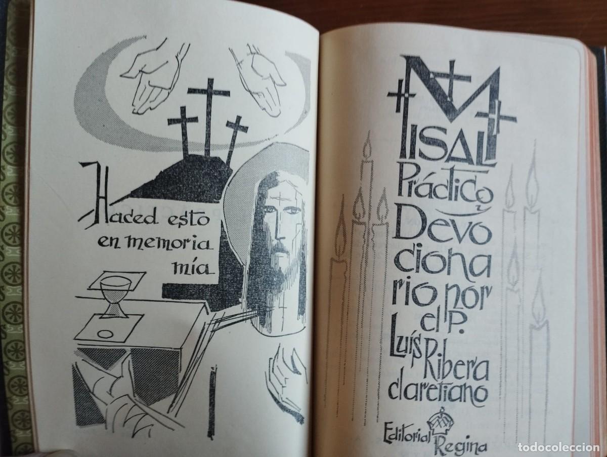 Libros de segunda mano: Misal pr&aacute;ctico. Editorial Regina. Cuarta edici&oacute;n. 1962. P. Luis Ribera - Foto 2