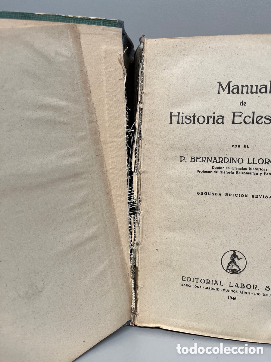 Libros de segunda mano: Manual de historia Eclesi&aacute;stica. - Foto 2