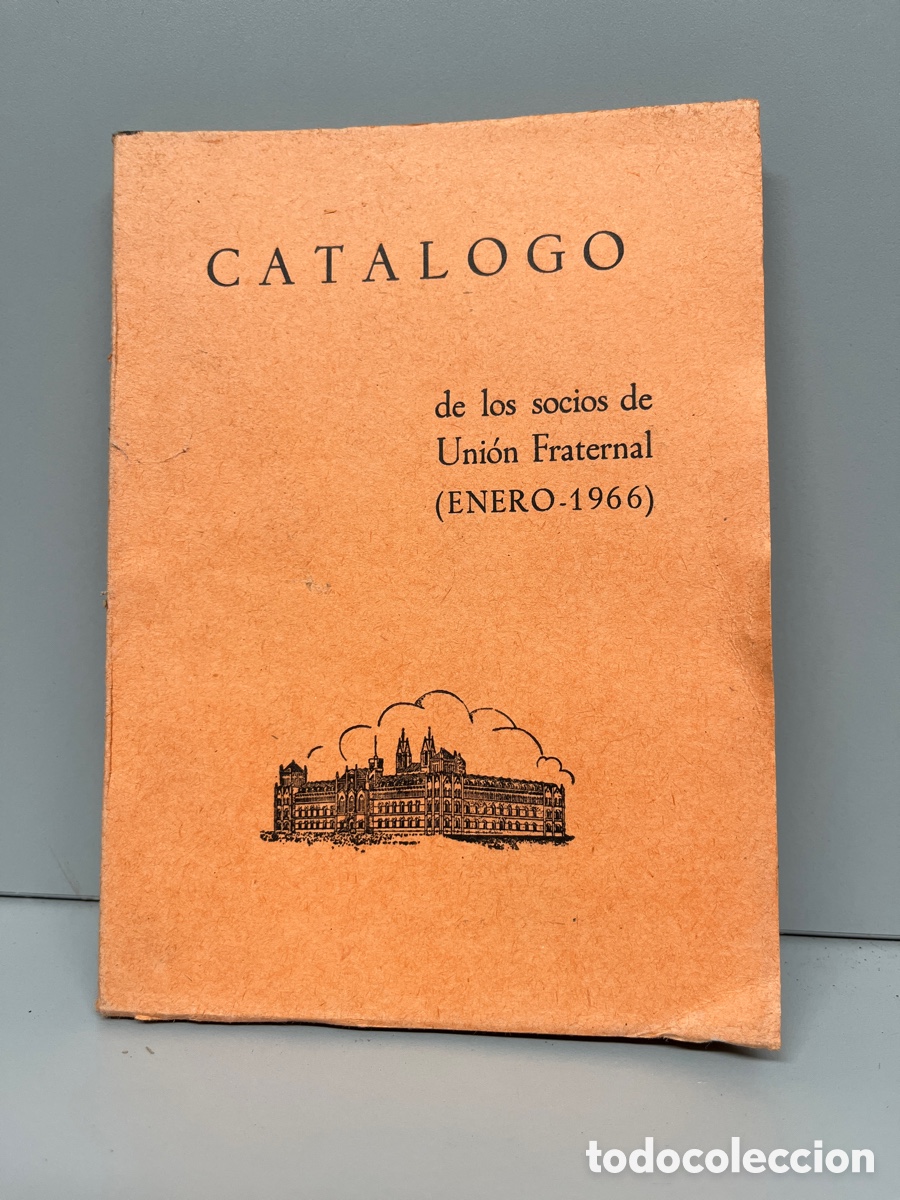 Cat&aacute;logo de los socios de Uni&oacute;n Fraternal 1966.