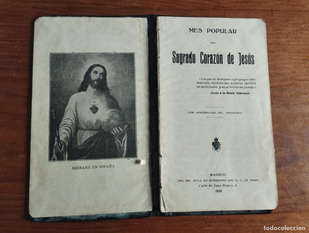 Libros de segunda mano: Sagrado coraz&oacute;n de Jes&uacute;s. 1918 - Foto 1