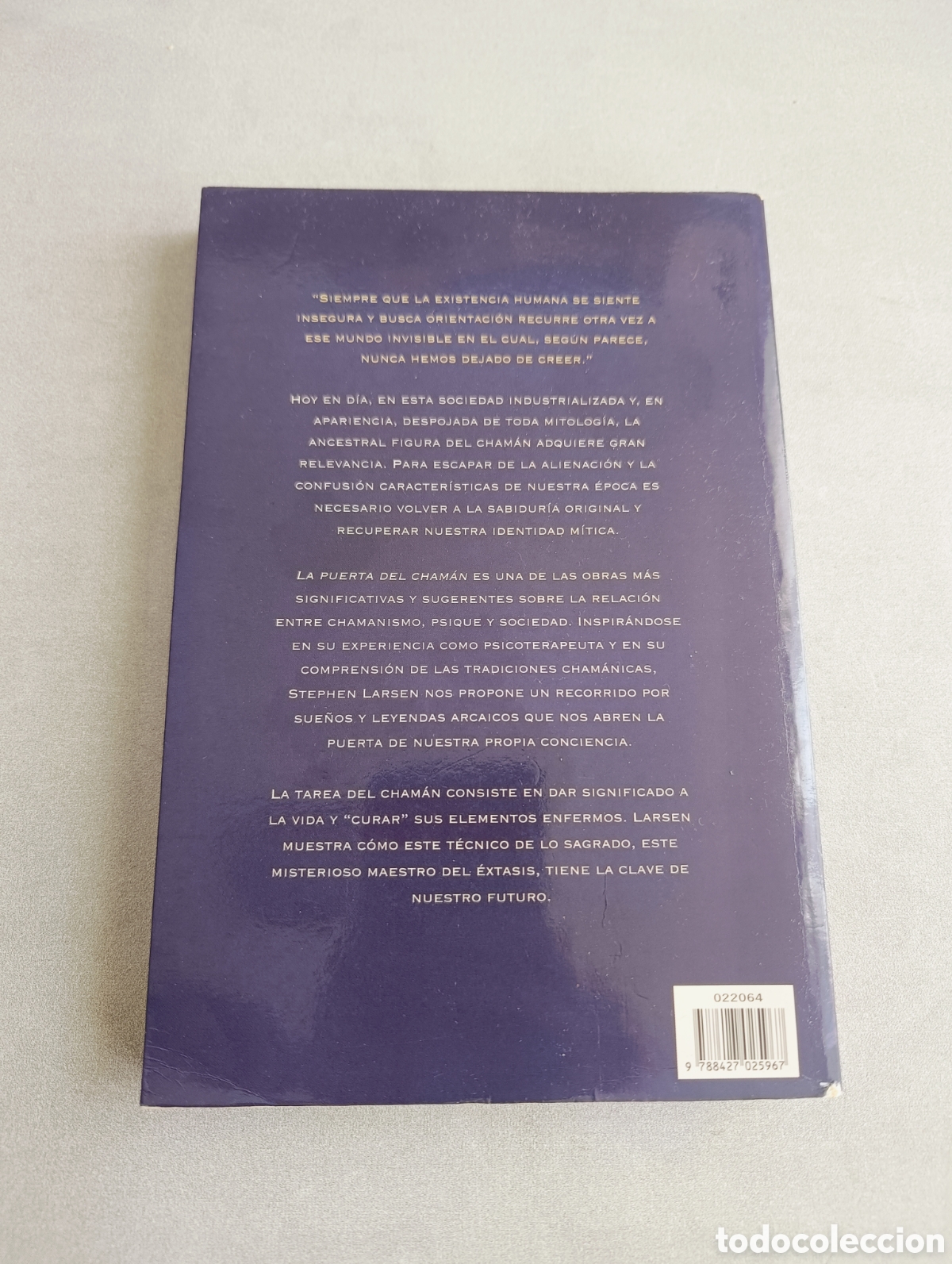 Libros de segunda mano: La puerta del Cham&aacute;n. Stephen Larsen - Foto 2