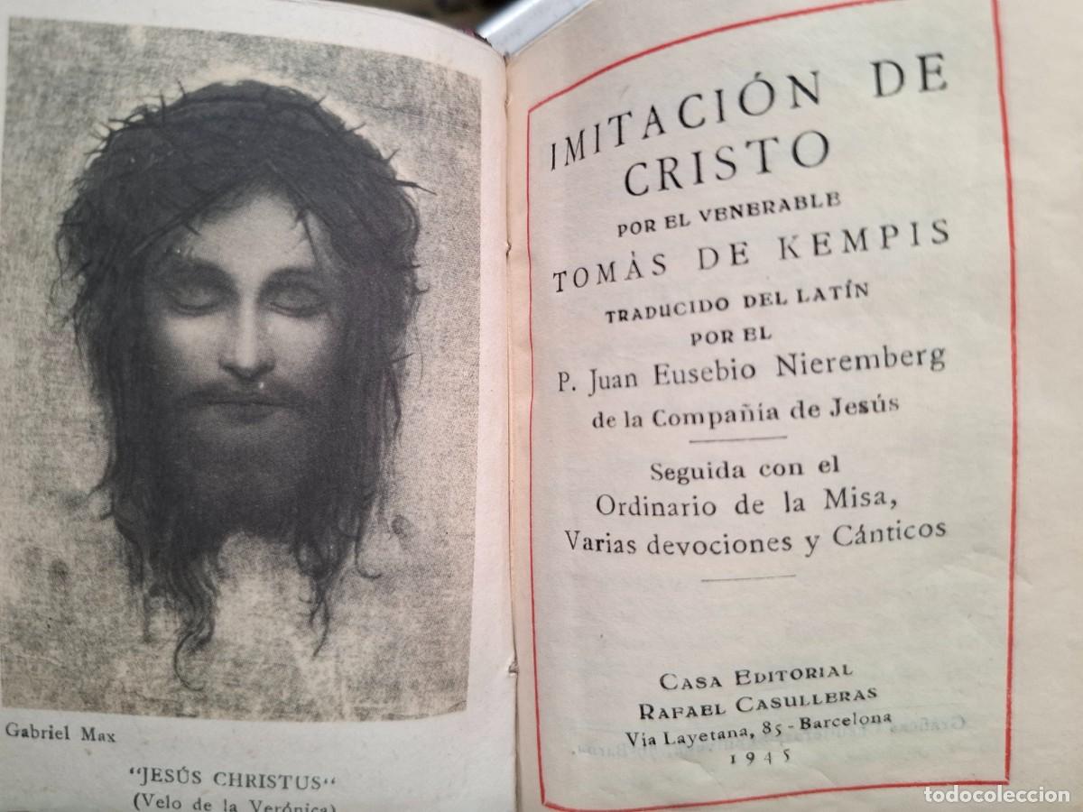 Libros de segunda mano: imitaci&oacute;n de Cristo Tom&aacute;s de Kempis - Foto 2
