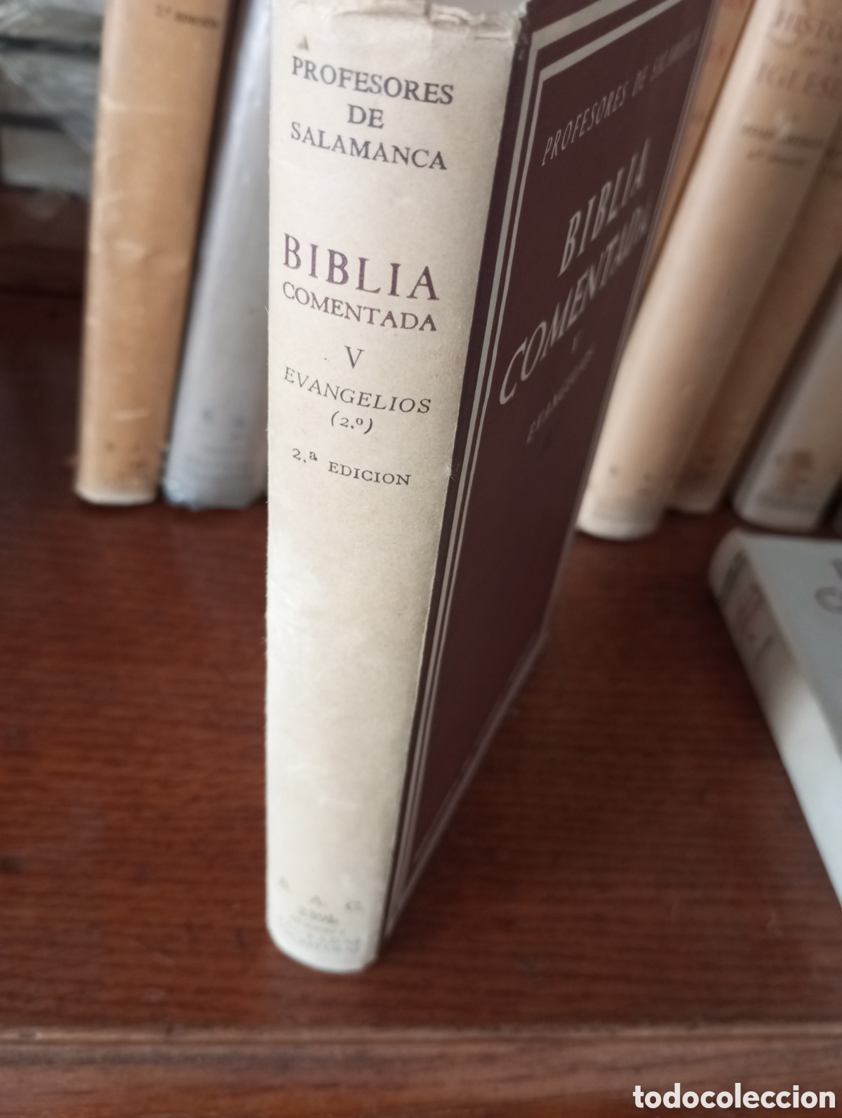 Libros de segunda mano: Biblia Comentada. V Evangelios 2a Ed - Foto 1