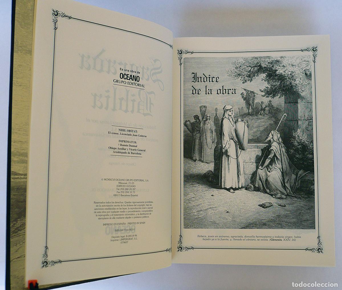 Libros de segunda mano: Sagrada Biblia, editorial Oceano - Foto 5