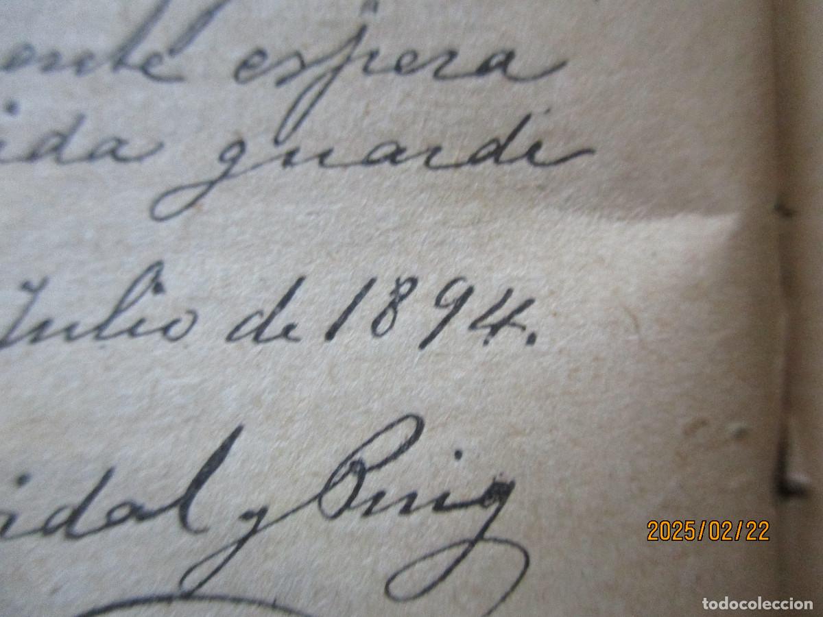 Libros de segunda mano: LIBRO ANTIGUO 1894 PRECIOSO - Foto 3