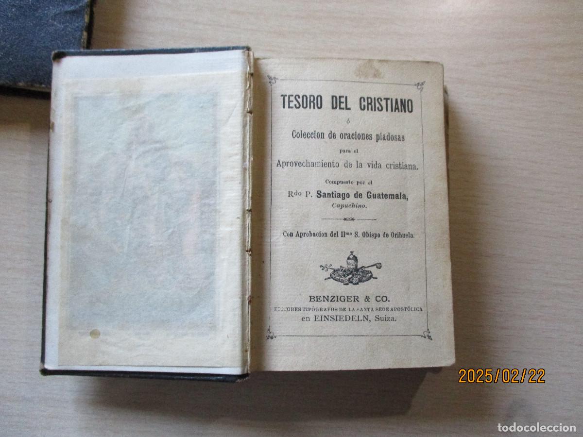 Libros de segunda mano: TESORO DEL CRISTIANO 1888 - Foto 2