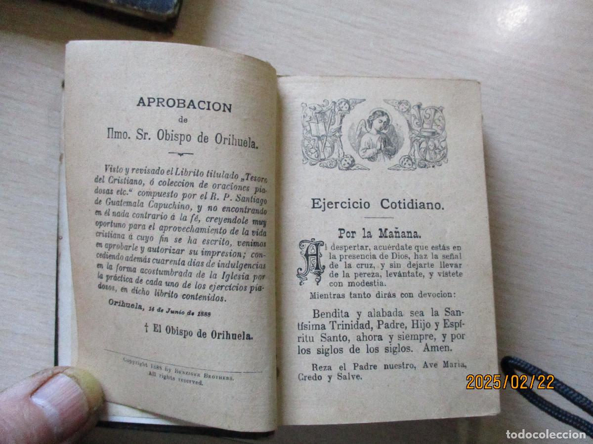 Libros de segunda mano: TESORO DEL CRISTIANO 1888 - Foto 4