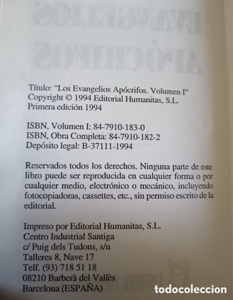Libros de segunda mano: Los Evangelios Ap&oacute;crifos - Foto 11