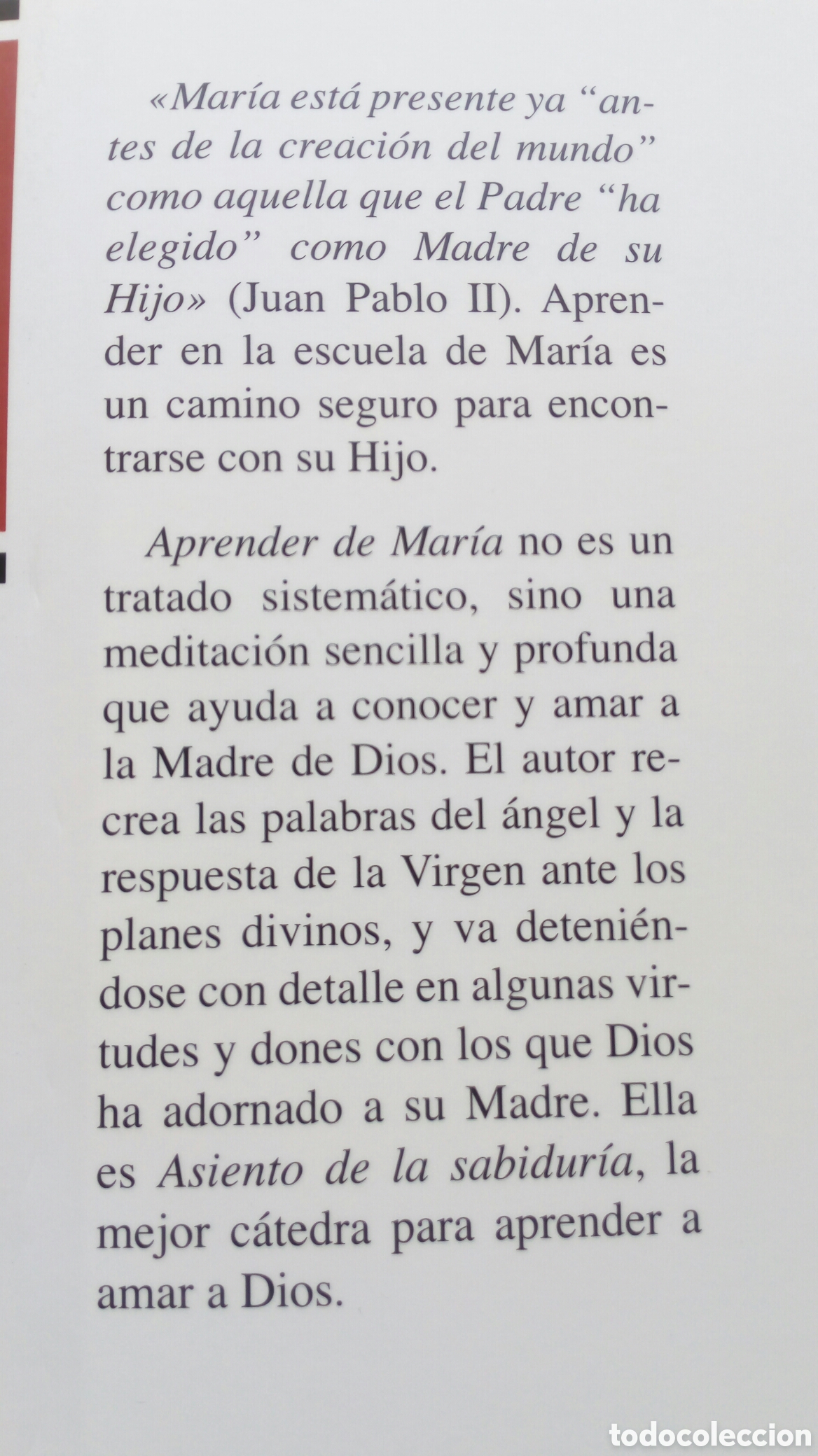 Libros de segunda mano: Aprender de Mar&iacute;a. Antonio Orozco. - Foto 3