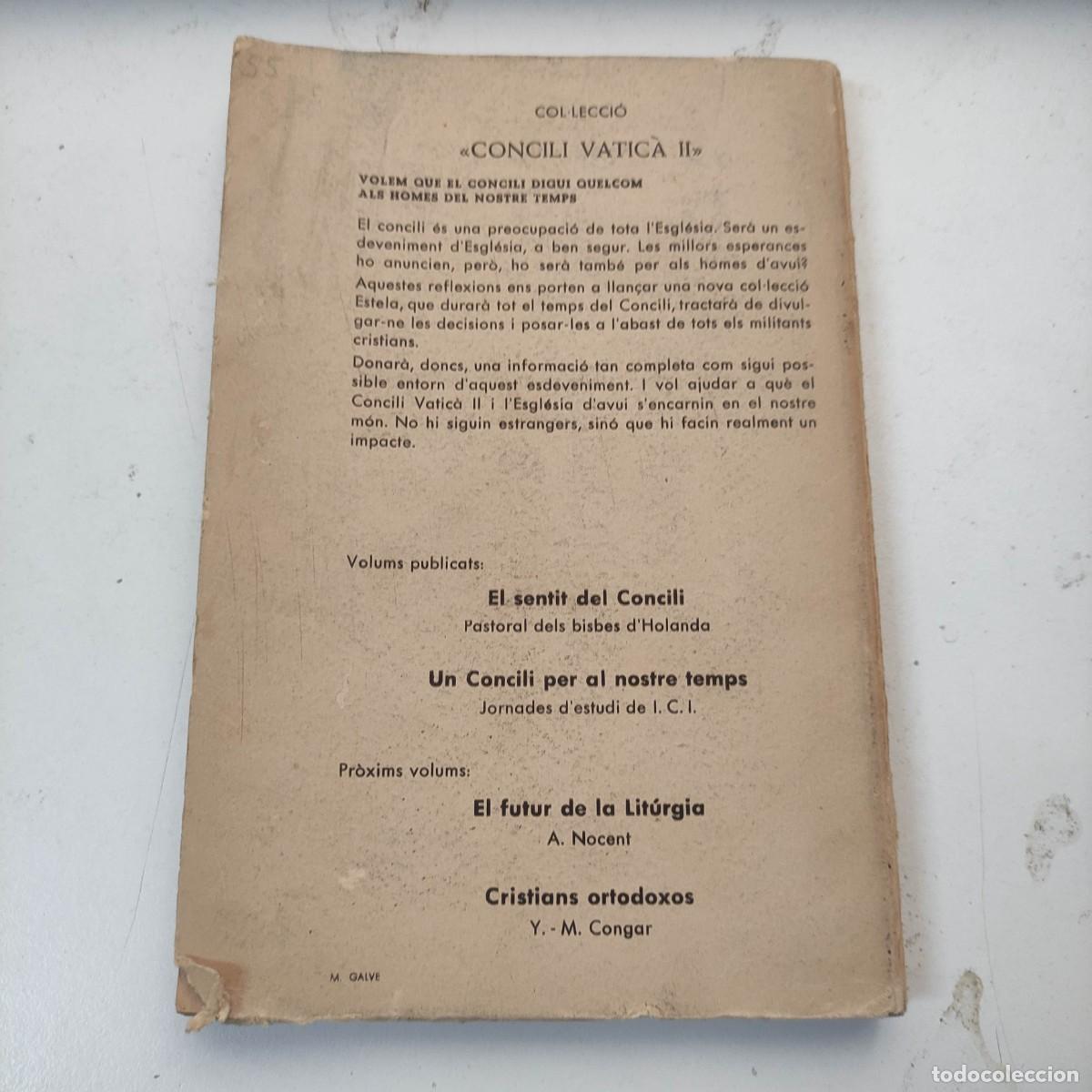 Libros de segunda mano: LEsgl&eacute;sia davant el concili - Foto 8