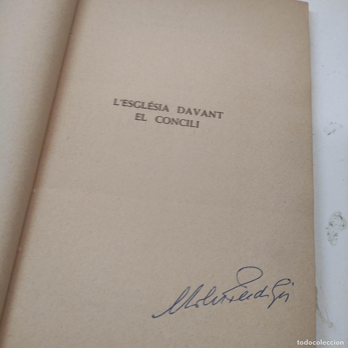 Libros de segunda mano: LEsgl&eacute;sia davant el concili - Foto 9