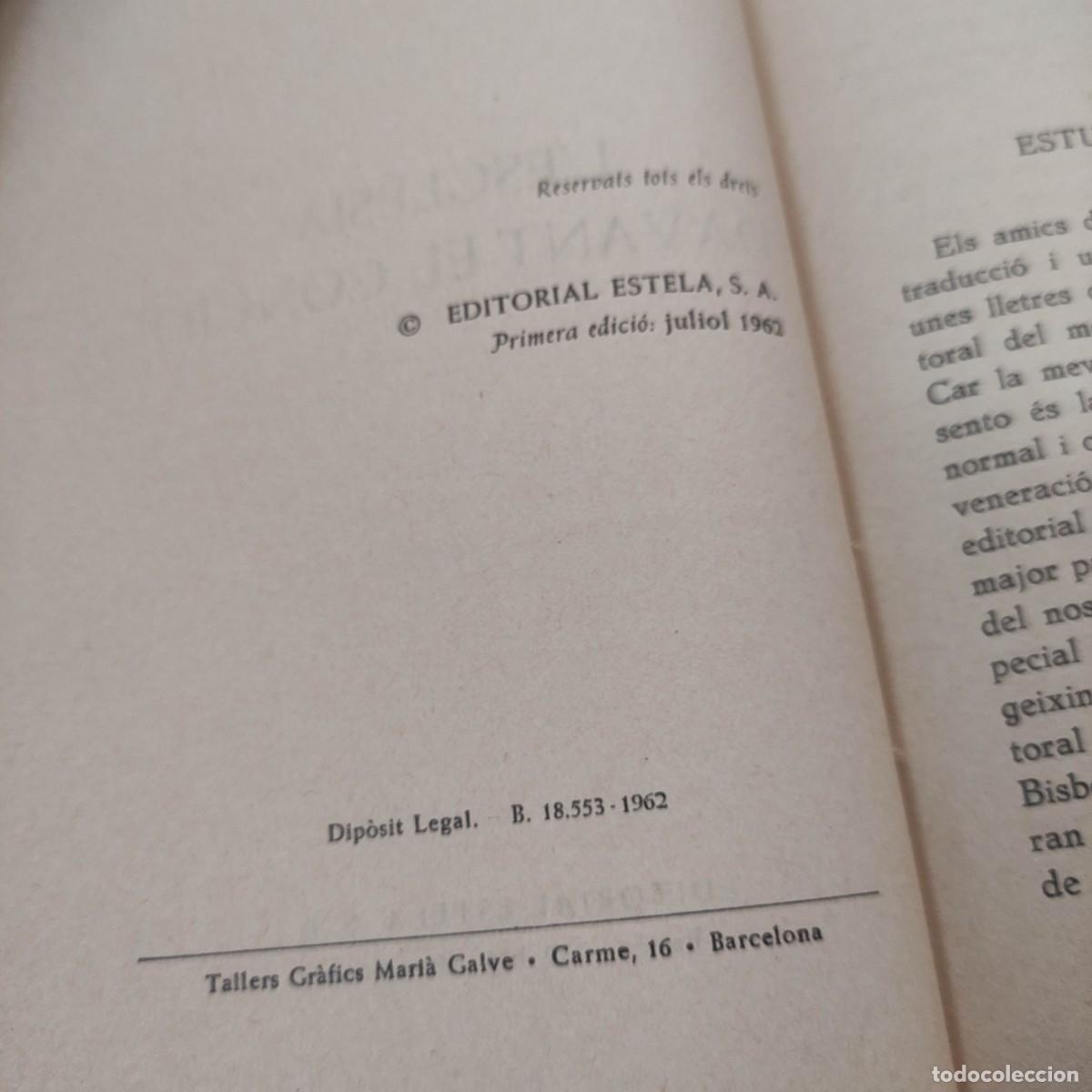 Libros de segunda mano: LEsgl&eacute;sia davant el concili - Foto 10
