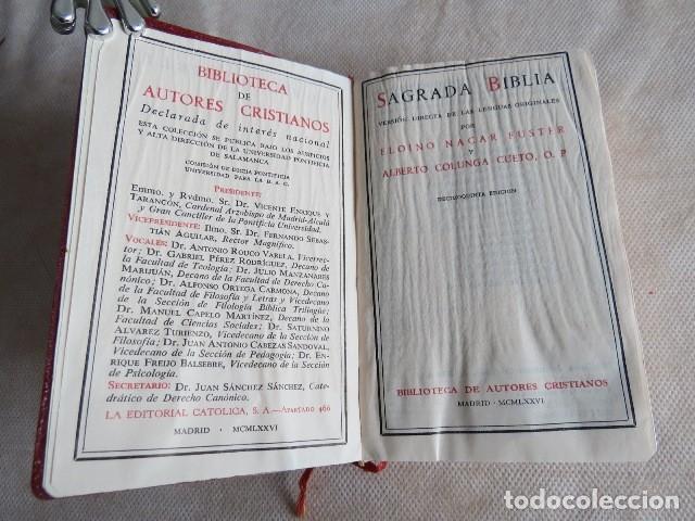 Libros de segunda mano: Sagrada Biblia. Versi&oacute;n directa de las lenguas originales - Foto 1