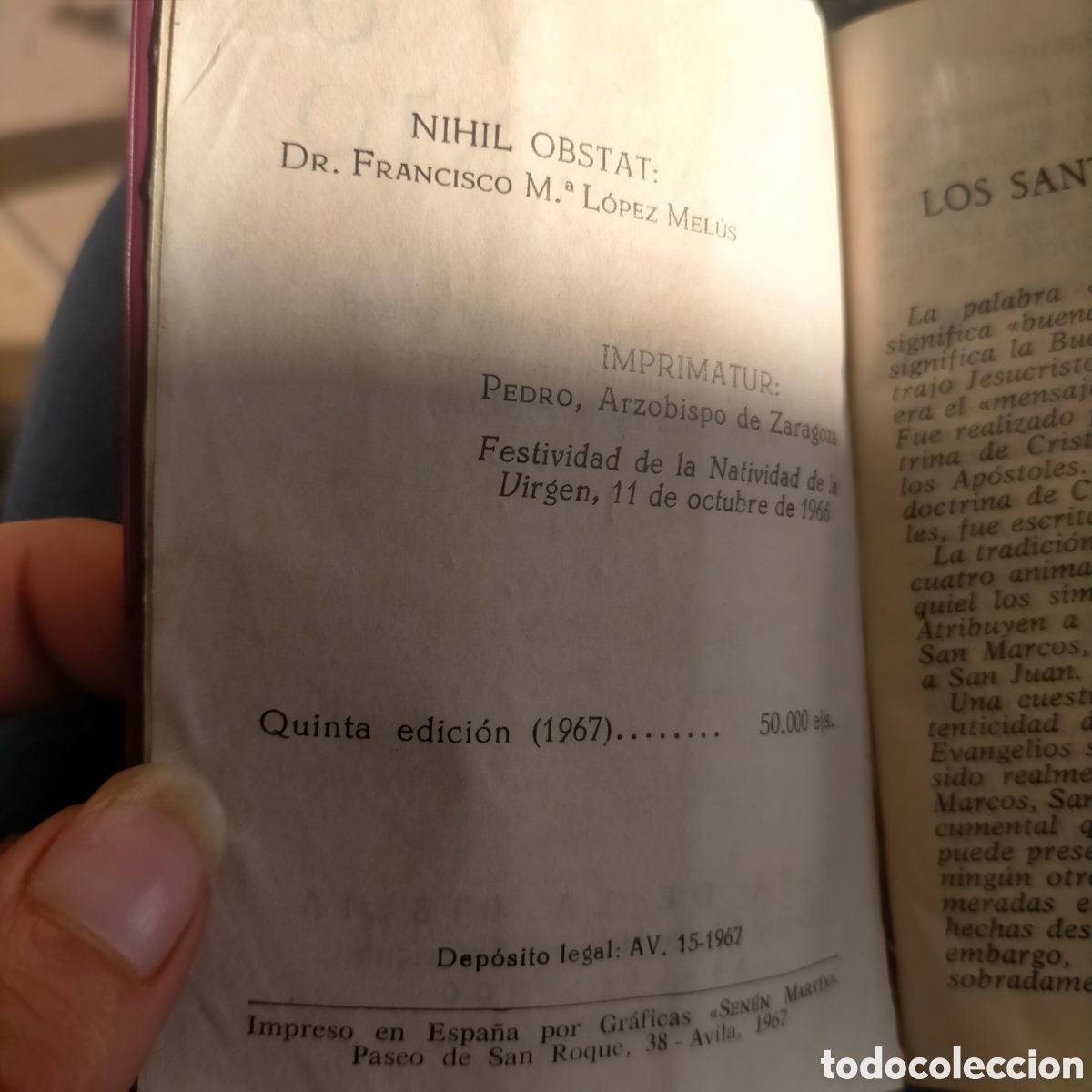 Libros de segunda mano: Nuevo testamento 1967 - Foto 2