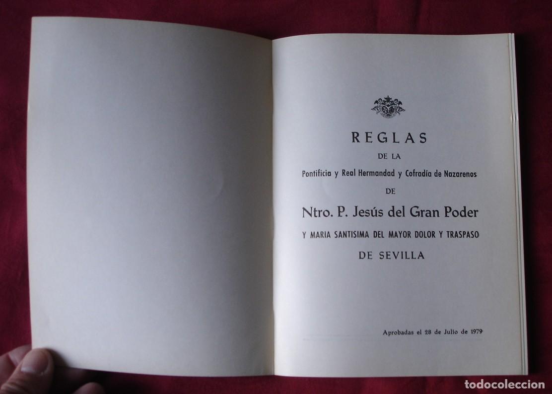 Libros de segunda mano: Reglas Hermandad Gran Poder de Sevilla. 1979. - Foto 2