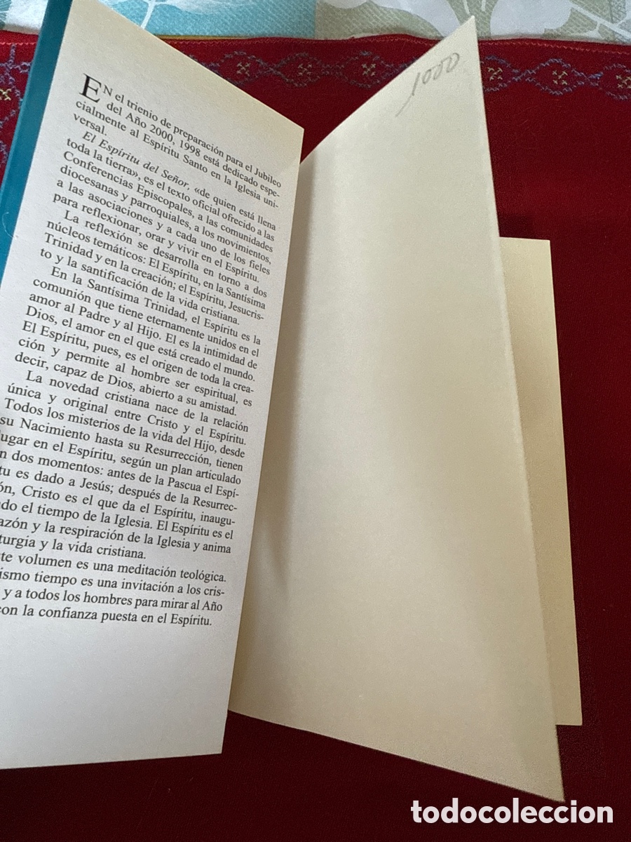 Libros de segunda mano: El Esp&iacute;ritu del Se&ntilde;or. Comit&eacute; para el Jubileo del A&ntilde;o 2000. - Foto 4