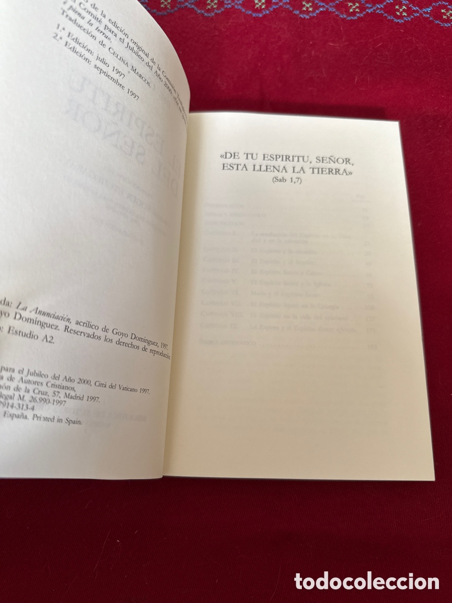 Libros de segunda mano: El Esp&iacute;ritu del Se&ntilde;or. Comit&eacute; para el Jubileo del A&ntilde;o 2000. - Foto 7